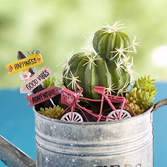 Watering Can Fairy Garden